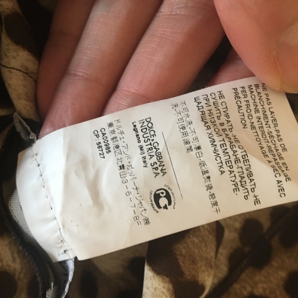 Dolce and Gabbana stretch silk halter sz 38 - Picture 8 of 9